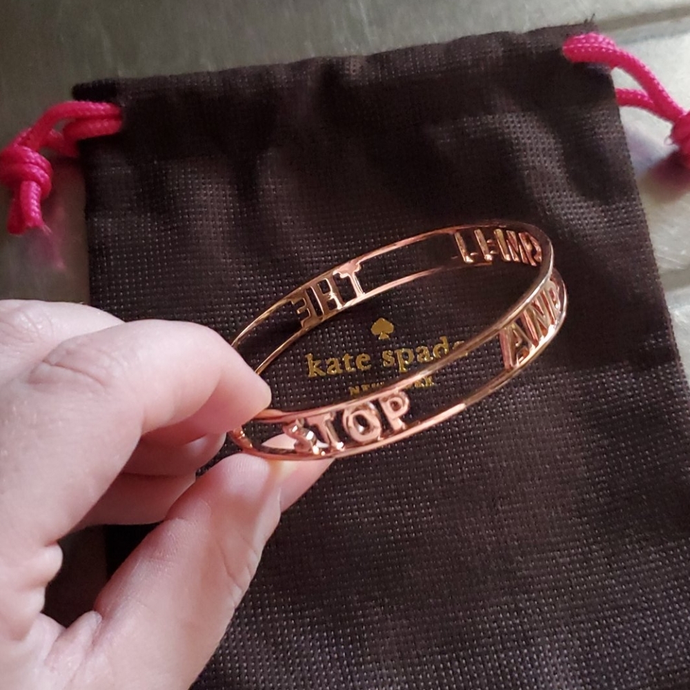 Kate Spade bracelet bangle rose gold